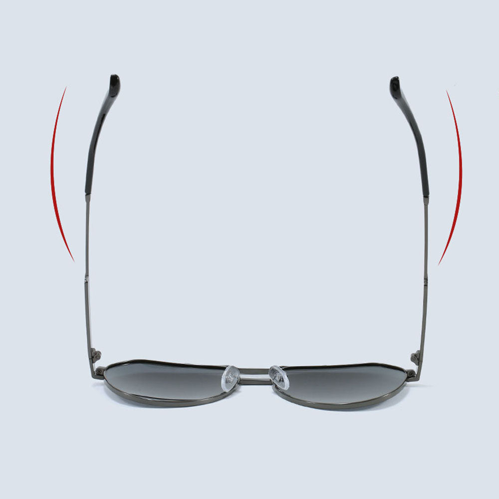 Óculos de Sol Unissexo Techsuit 8622, Polarizados, Proteção UV, Dourados