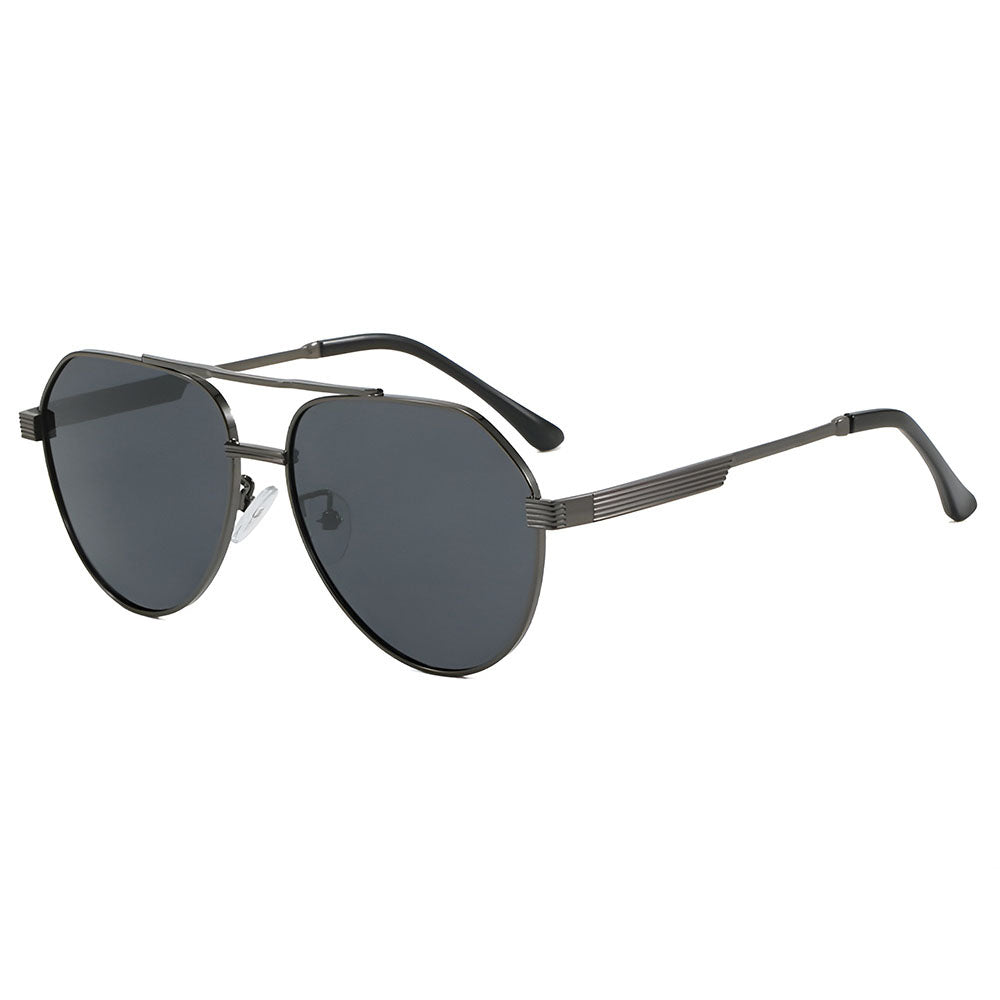 Óculos de Sol Unissexo Techsuit 8622, Polarizados, Proteção UV, Cinza Escuro