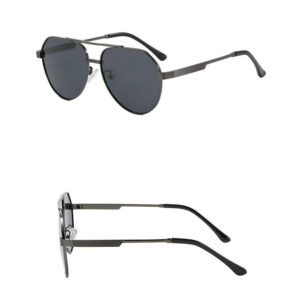 Óculos de Sol Unissexo Techsuit 8622, Polarizados, Proteção UV, Cinza Escuro