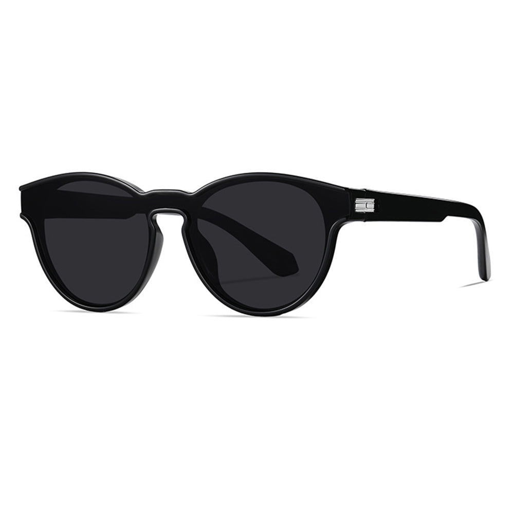 Óculos de Sol Unissexo Techsuit TR7545, Polarizados, Proteção UV, Preto Cinza