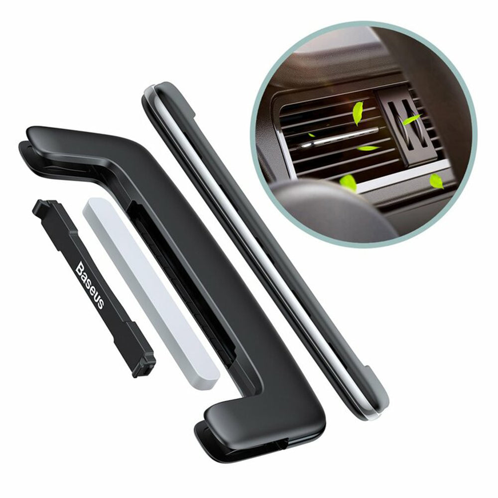Odorizante Auto Baseus Paddle Ultrathin, Prateado SUXUN-BP0S
