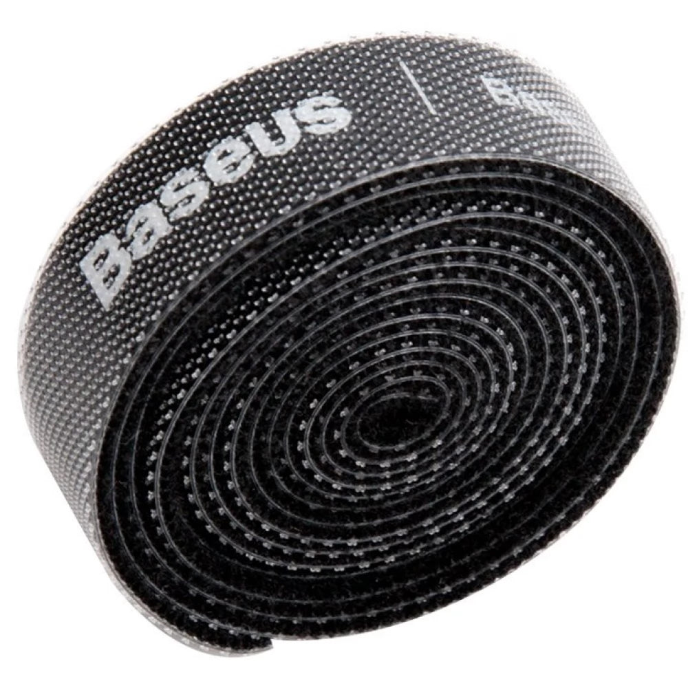 Organizador de Cabos Baseus Circle, Velcro, 1m, Preto ACMGT-E01