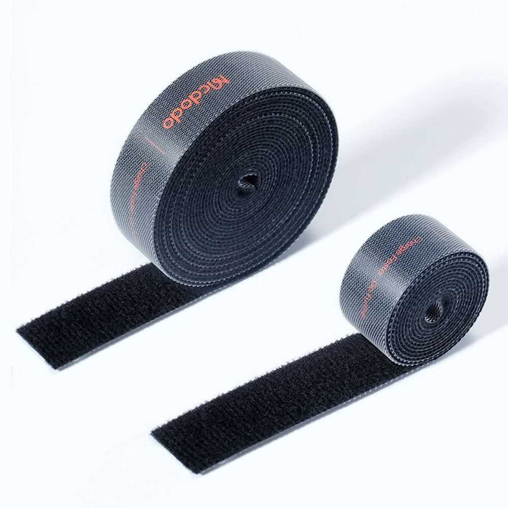 McDodo VS-0961 Cable Organizer Belt, Velcro, 3m, Black