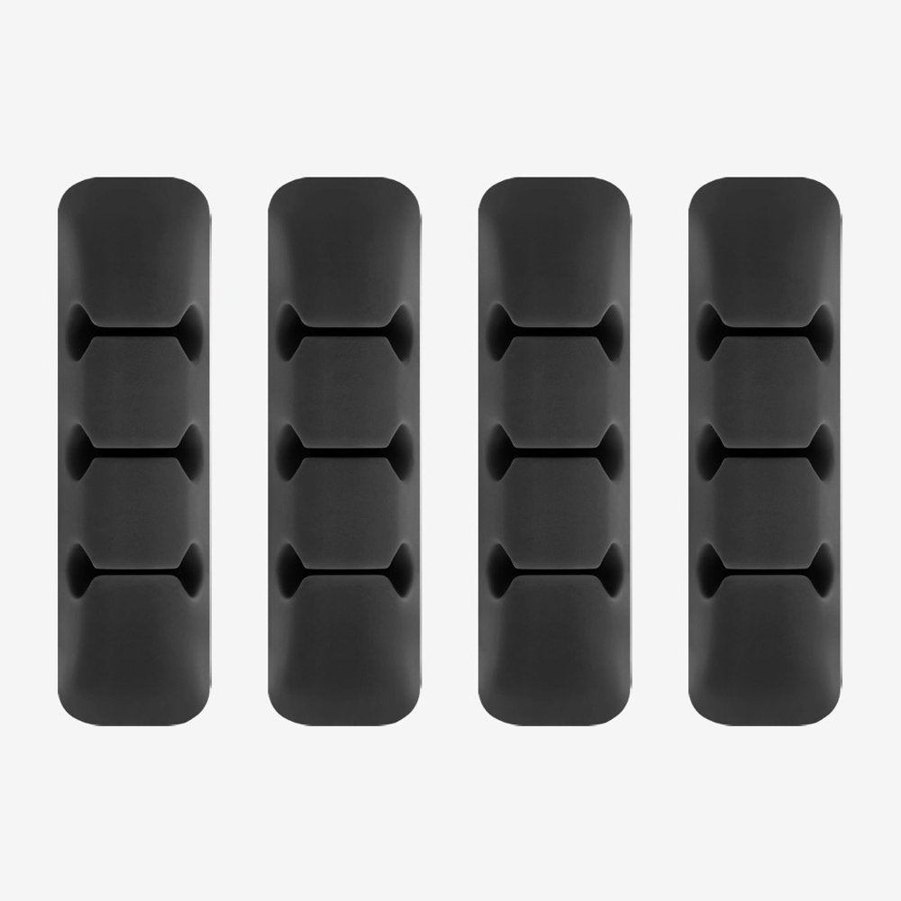 Organizador de Cabos Ringke, Conjunto de 4 peças, Preto