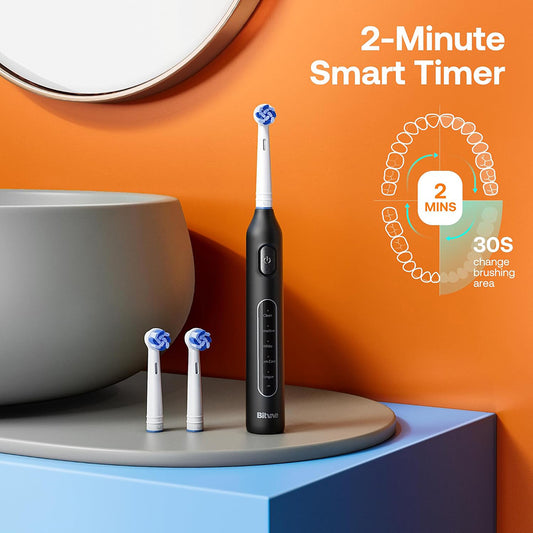 Escova de Dentes Elétrica Bitvae R1, Preta