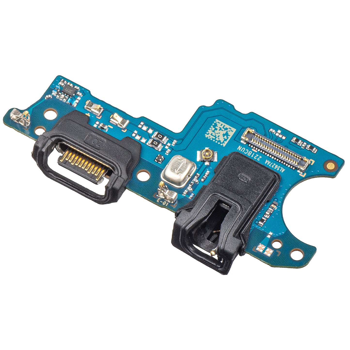 Placa com Conector de Carregamento - Áudio - Microfone Samsung Galaxy A03s A037, Versão Europa, Service Pack GH81-21245A