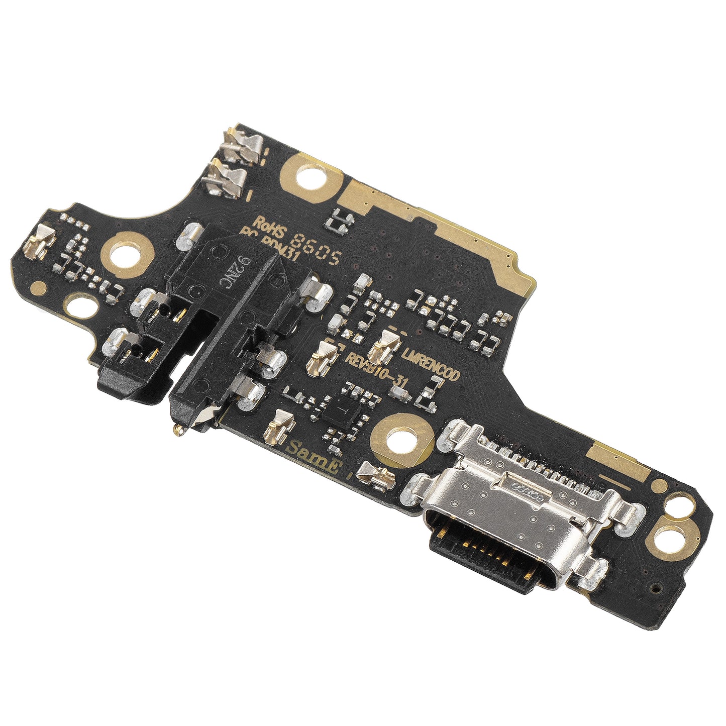 Placa com Conector de Carregamento - Áudio - Microfone Xiaomi Redmi Note 9S