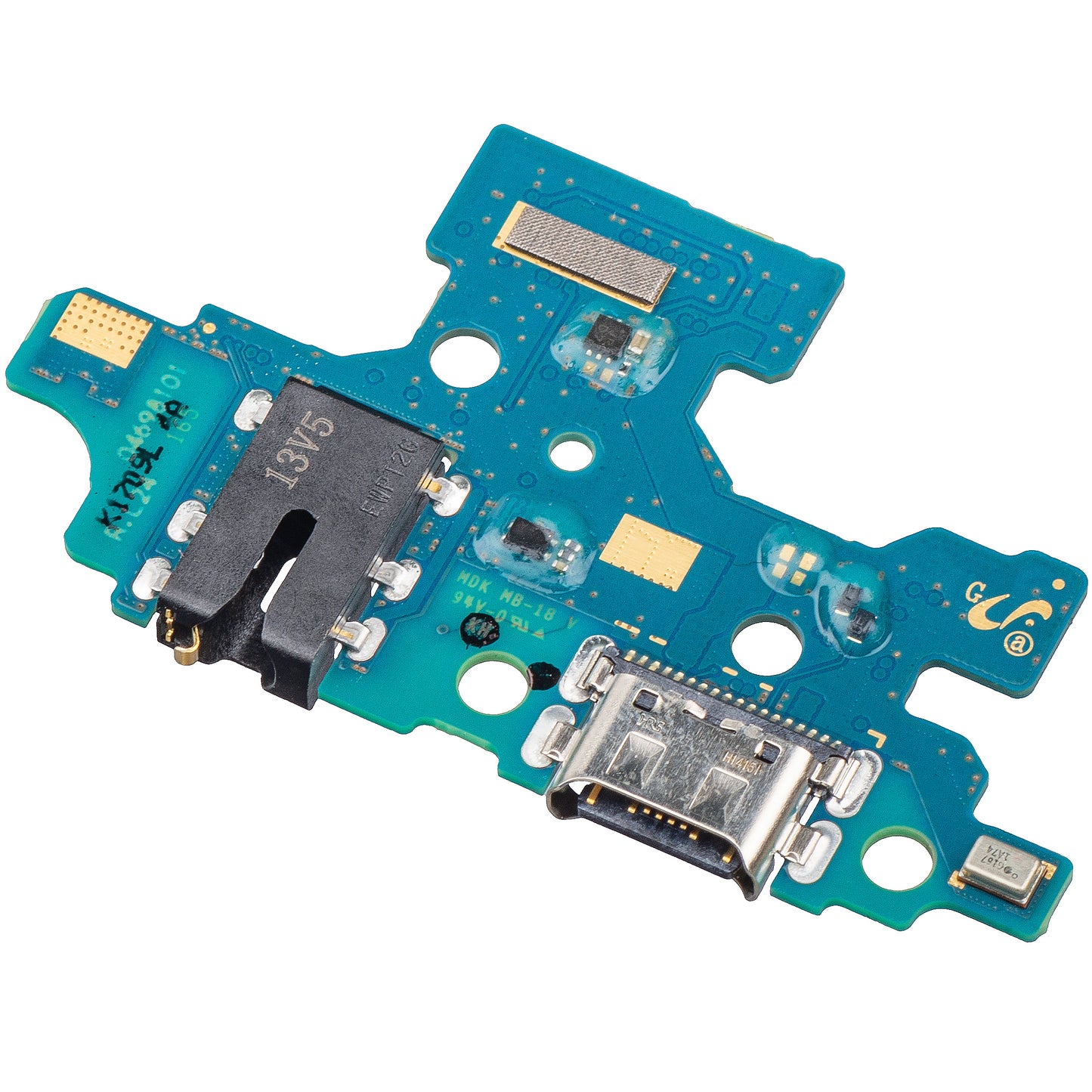 Placa com Conector de Carregamento - Áudio - Microfone Samsung Galaxy A41 A415, Service Pack GH96-13379A
