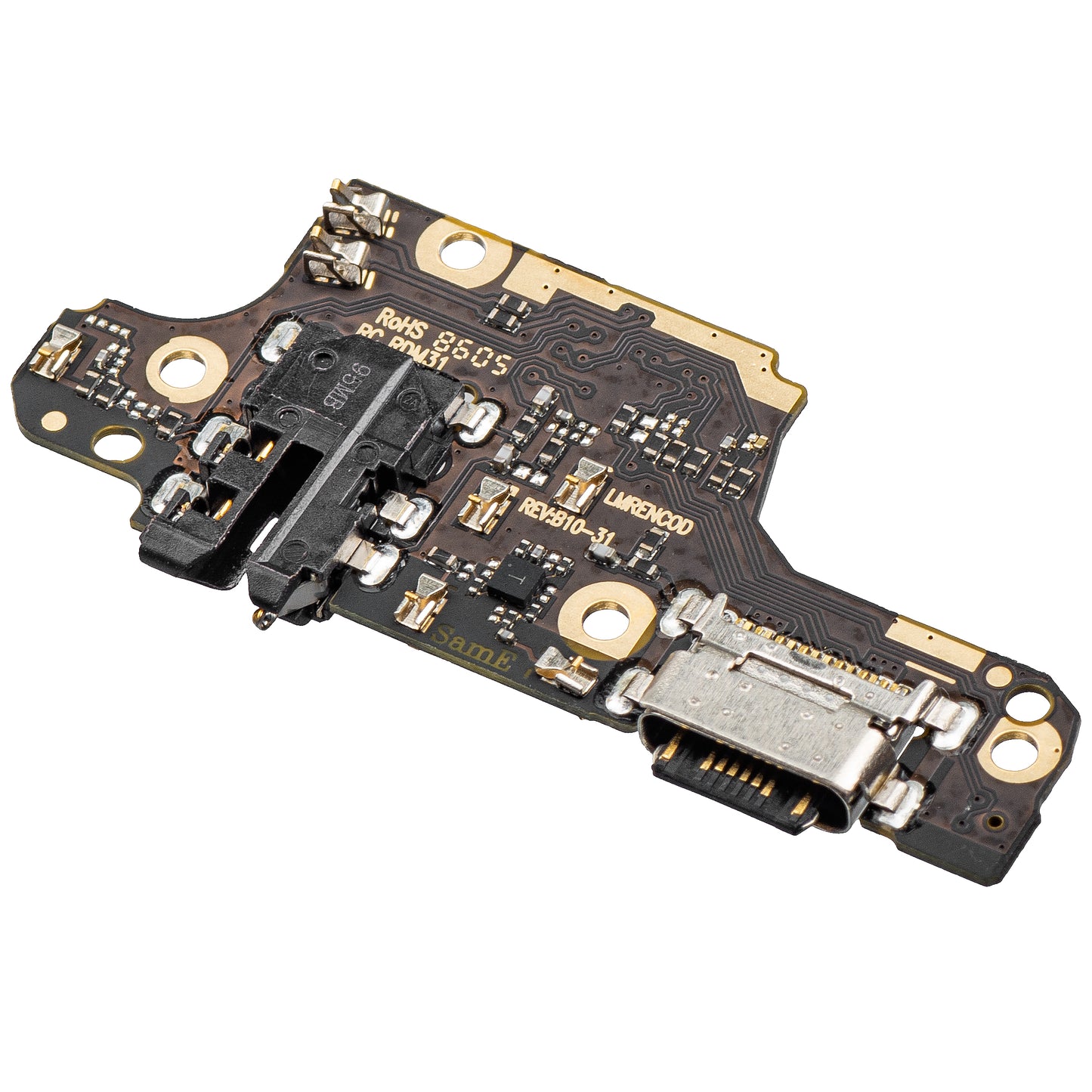Placa com Conector de Carregamento - Áudio - Microfone Xiaomi Redmi Note 9 Pro / Note 9 Pro Max