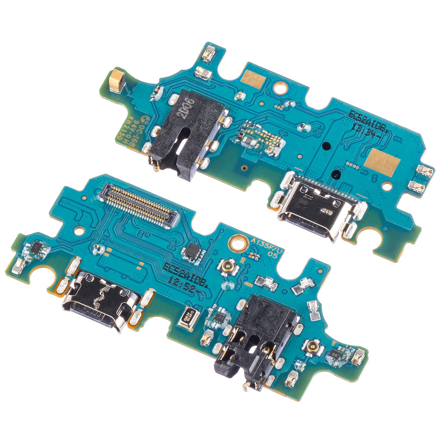 Placa com Conector de Carregamento - Áudio - Microfone Samsung Galaxy A13 A135, Service Pack GH96-15062A