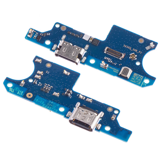 Placa do conetor de carregamento do microfone de alimentação do Motorola Moto E7i, Service Pack 5P68C18289