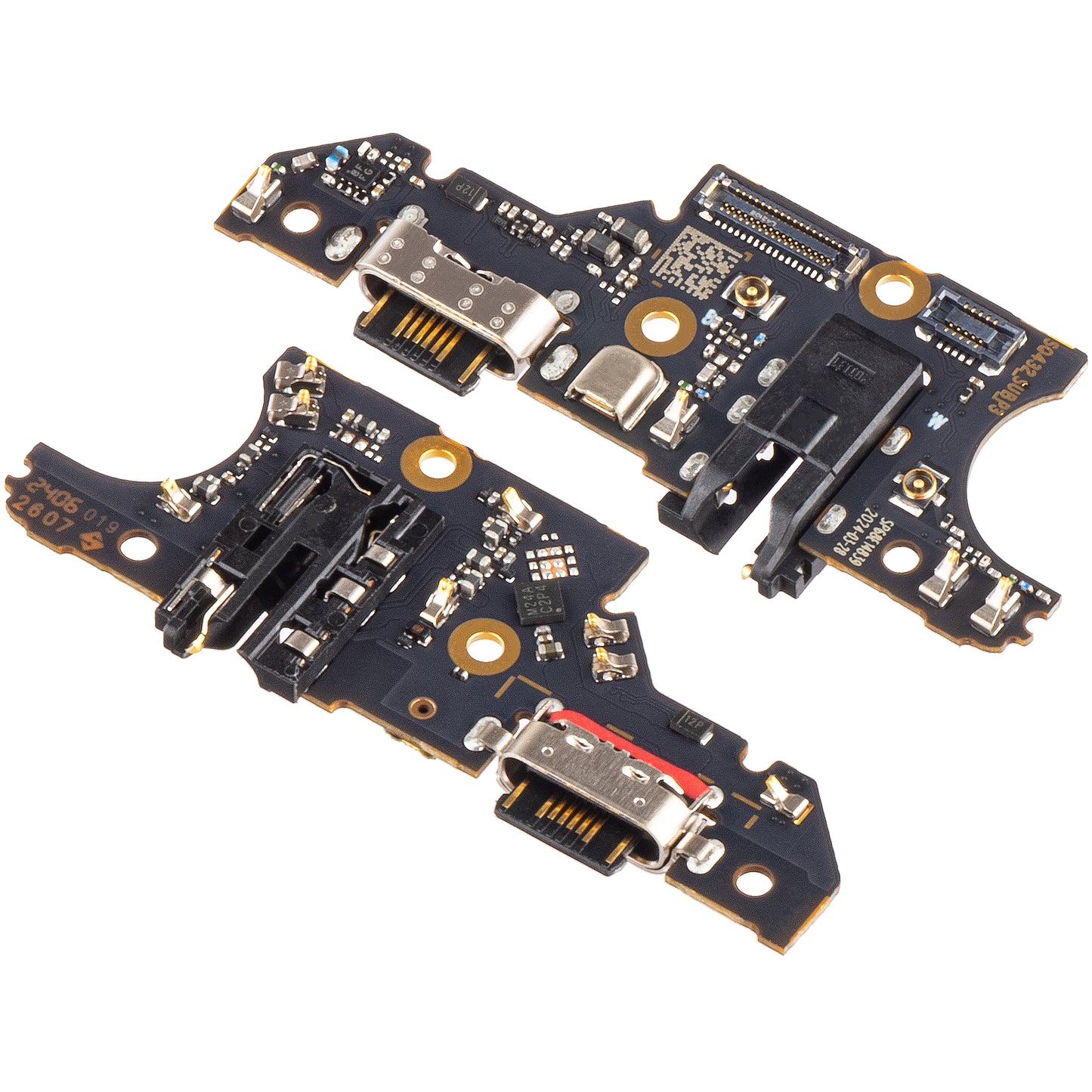 Placa com Conector de Carregamento - Áudio - Microfone Motorola Moto G34, Service Pack 5P68C23730