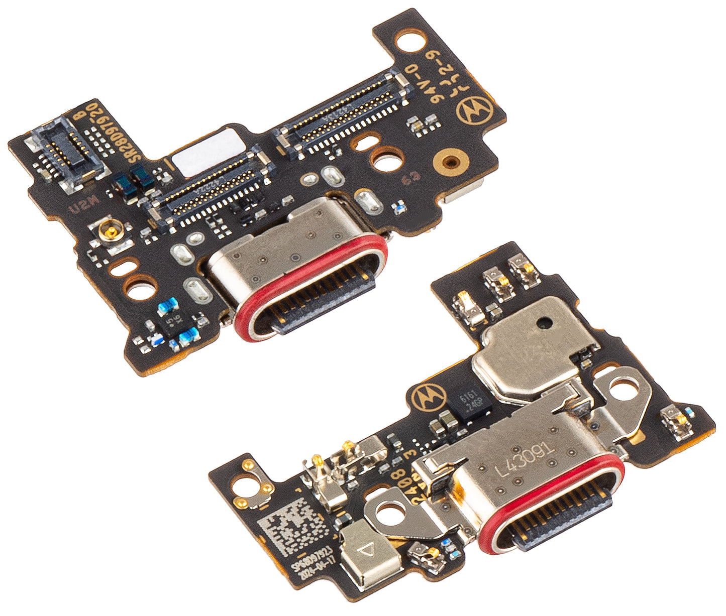 Placa com Conector de Carregamento - Microfone Motorola Edge 50 Ultra, Service Pack 5P68C24477