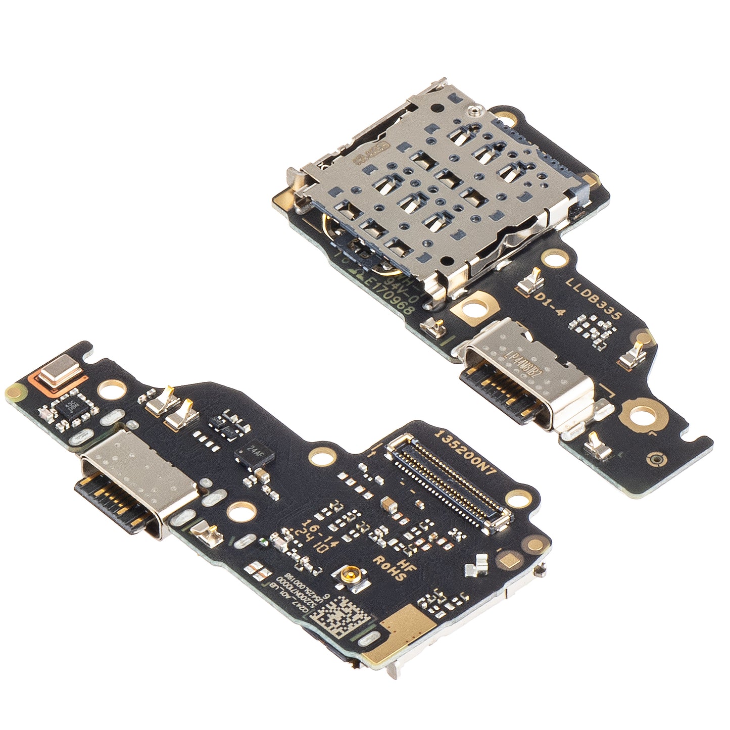 Xiaomi Redmi Note 13 4G, Service Pack 56000500N700 - Módulo de leitura SIM - Microfone - Placa de ligação de carregamento