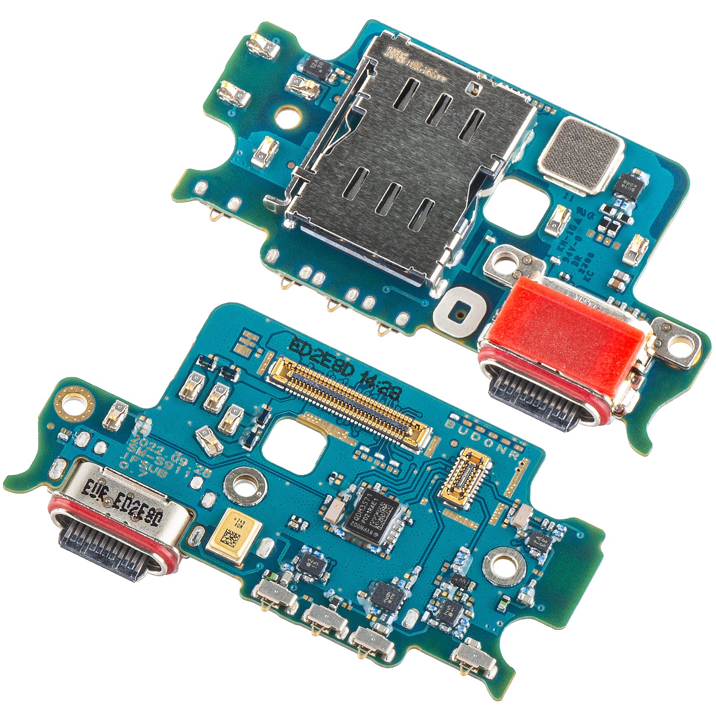 Placa com Conector de Carregamento - Microfone - Módulo Leitor SIM Samsung Galaxy S23 S911, Swap GH96-15629A
