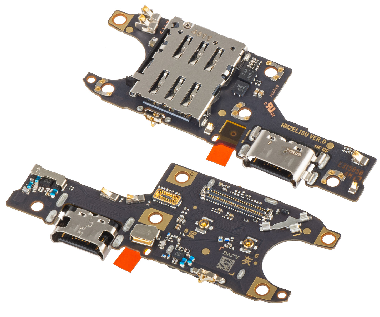 Placa com conetor de carregamento - Microfone Honor 200, Service Pack 0235AKMMN