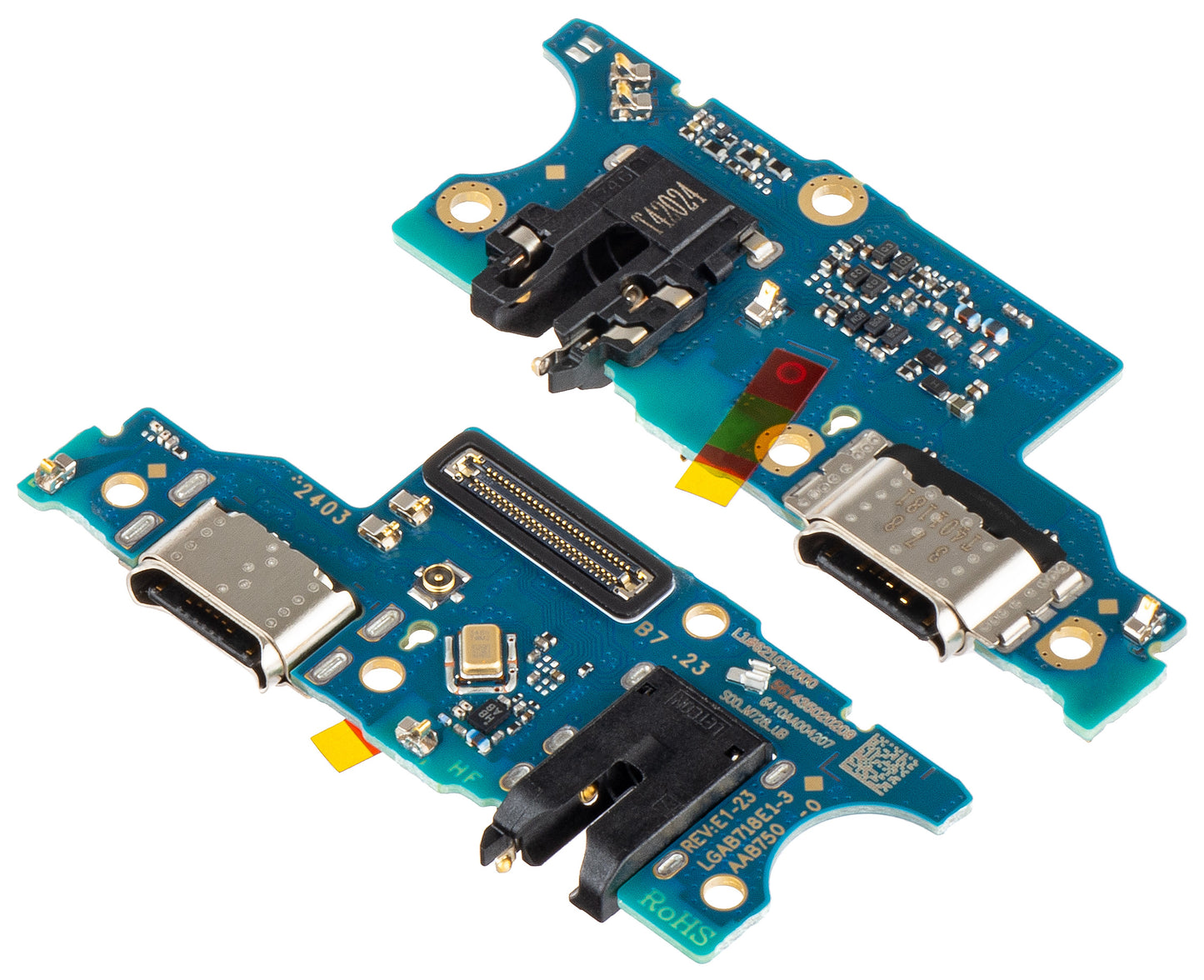 Placa com conetor de carregamento - Áudio - Microfone Realme 12x, Service Pack 621024000085