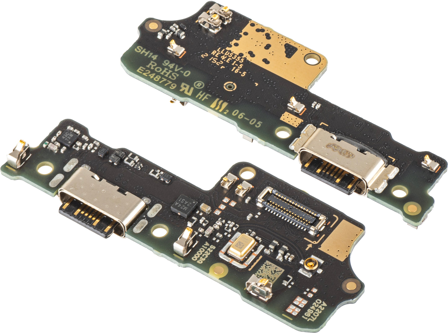 Placa com Conector de Carregamento - Microfone Xiaomi Poco C40, Service Pack 560002C3QP00