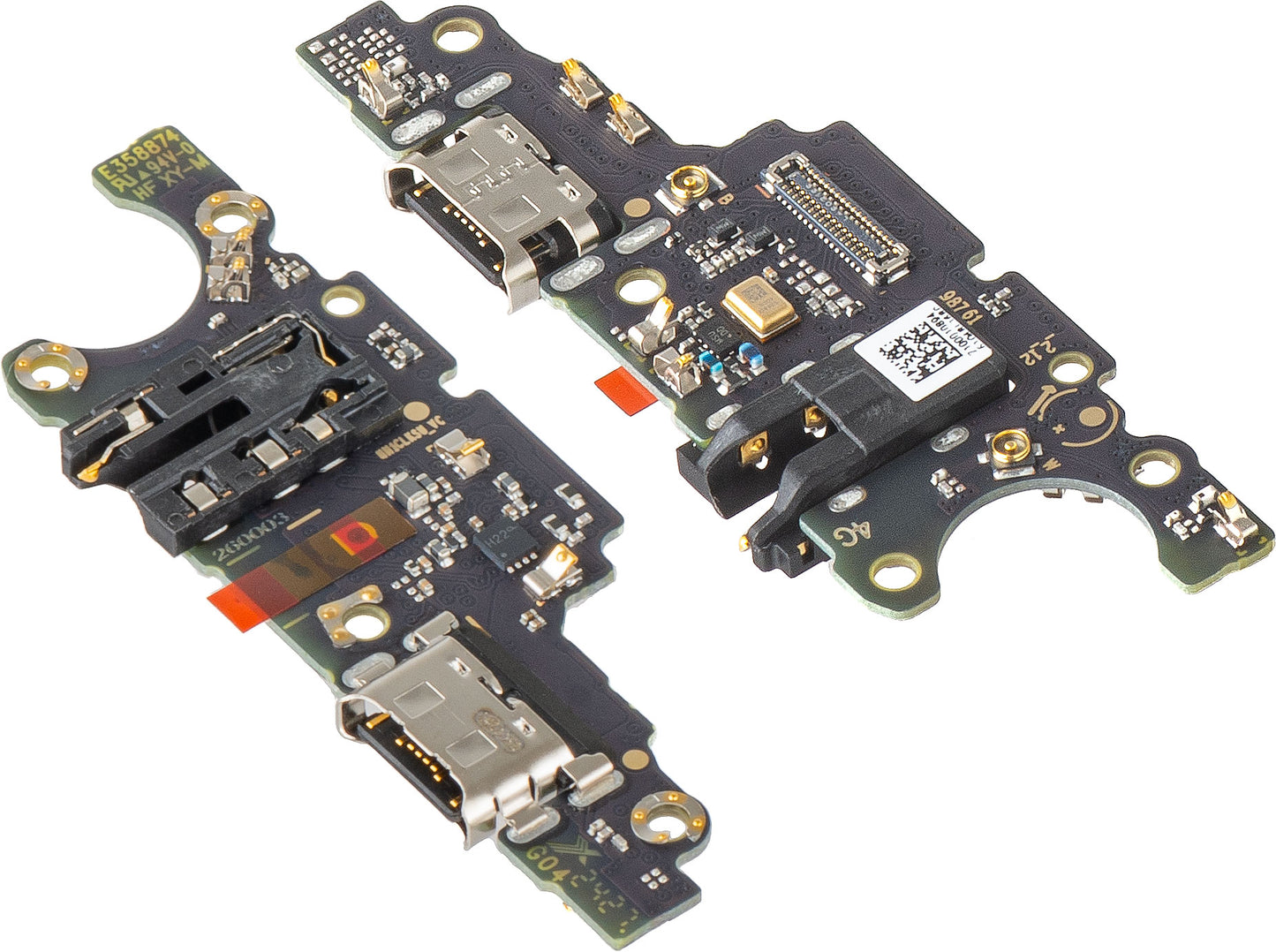 Placa com Conector de Carregamento - Áudio - Microfone Honor X7b 4G, Service Pack 0235AHDU