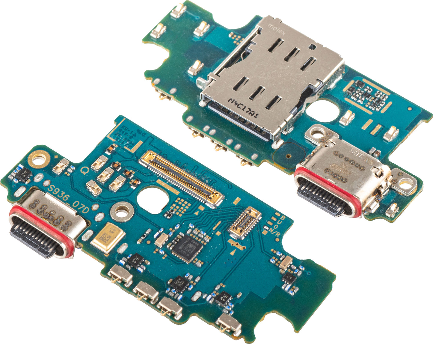 Placa com Conector de Carregamento - Microfone - Módulo Leitor de SIM Samsung Galaxy S25+ S936