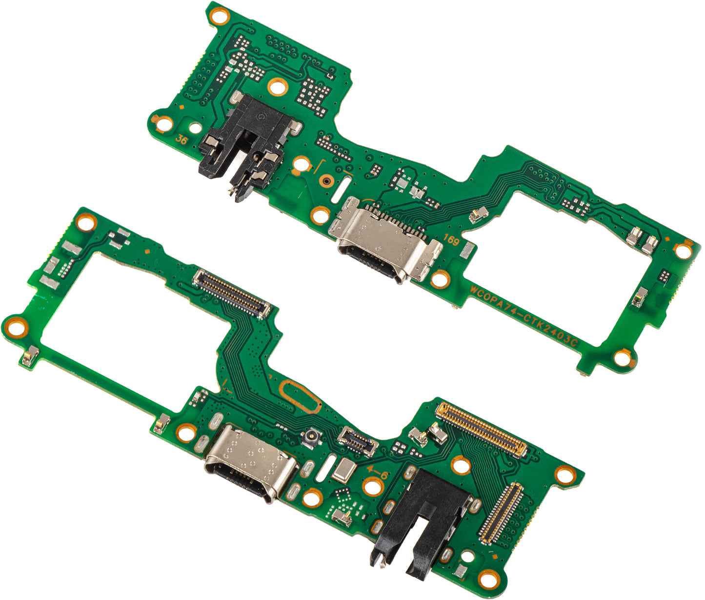 Placa com Conector de Carregamento - Microfone Oppo Reno8, Swap