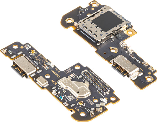 Placa com Conector de Carregamento - Microfone - Módulo Leitor SIM Xiaomi Redmi Note 12 Pro 5G, Service Pack 5600020M1600