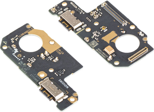 Placa com Conector de Carregamento - Microfone Xiaomi Redmi Note 12 4G, Service Pack 56000200M700