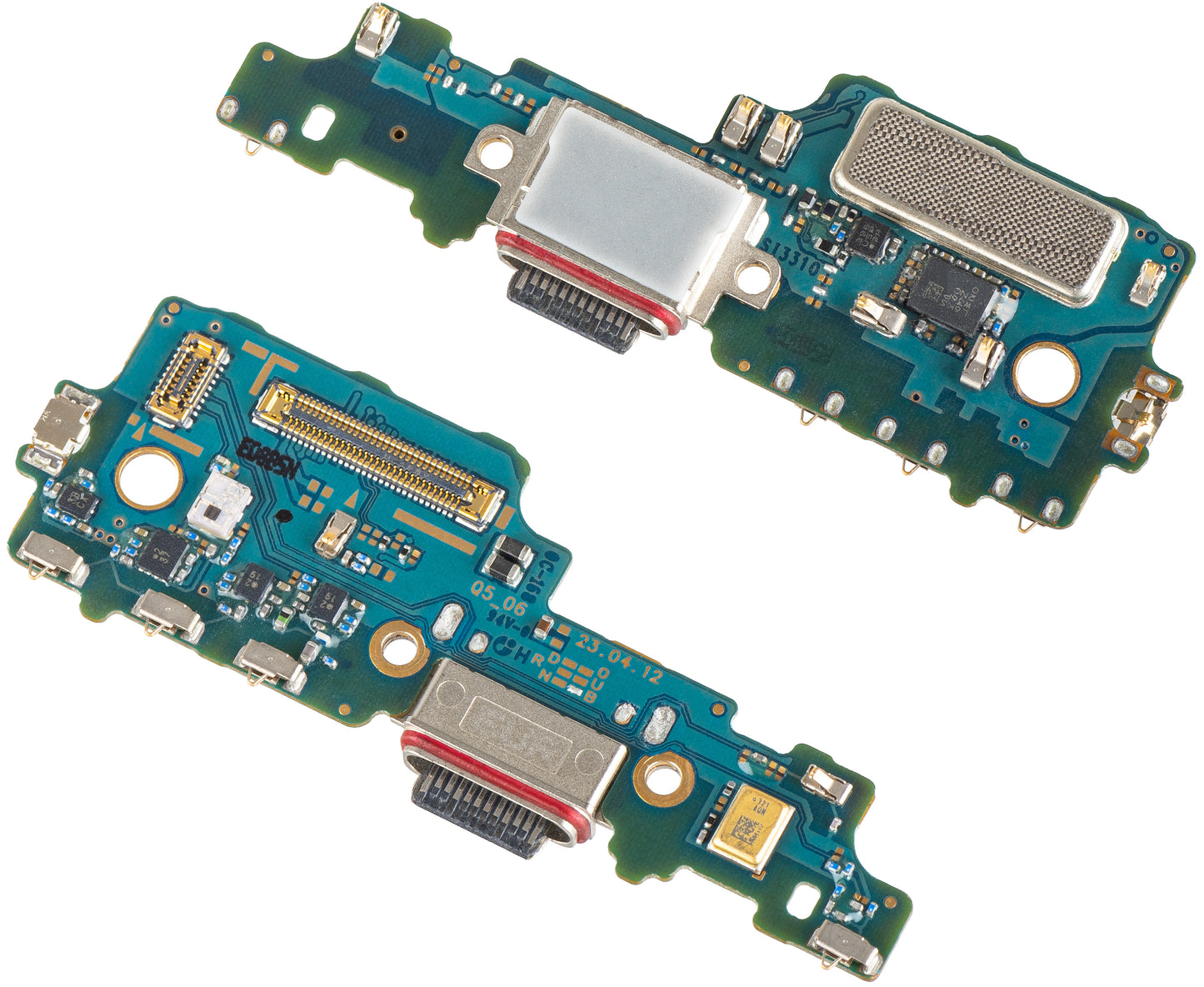 Placa com Conector de Carregamento - Microfone Samsung Galaxy Z Fold5 F946