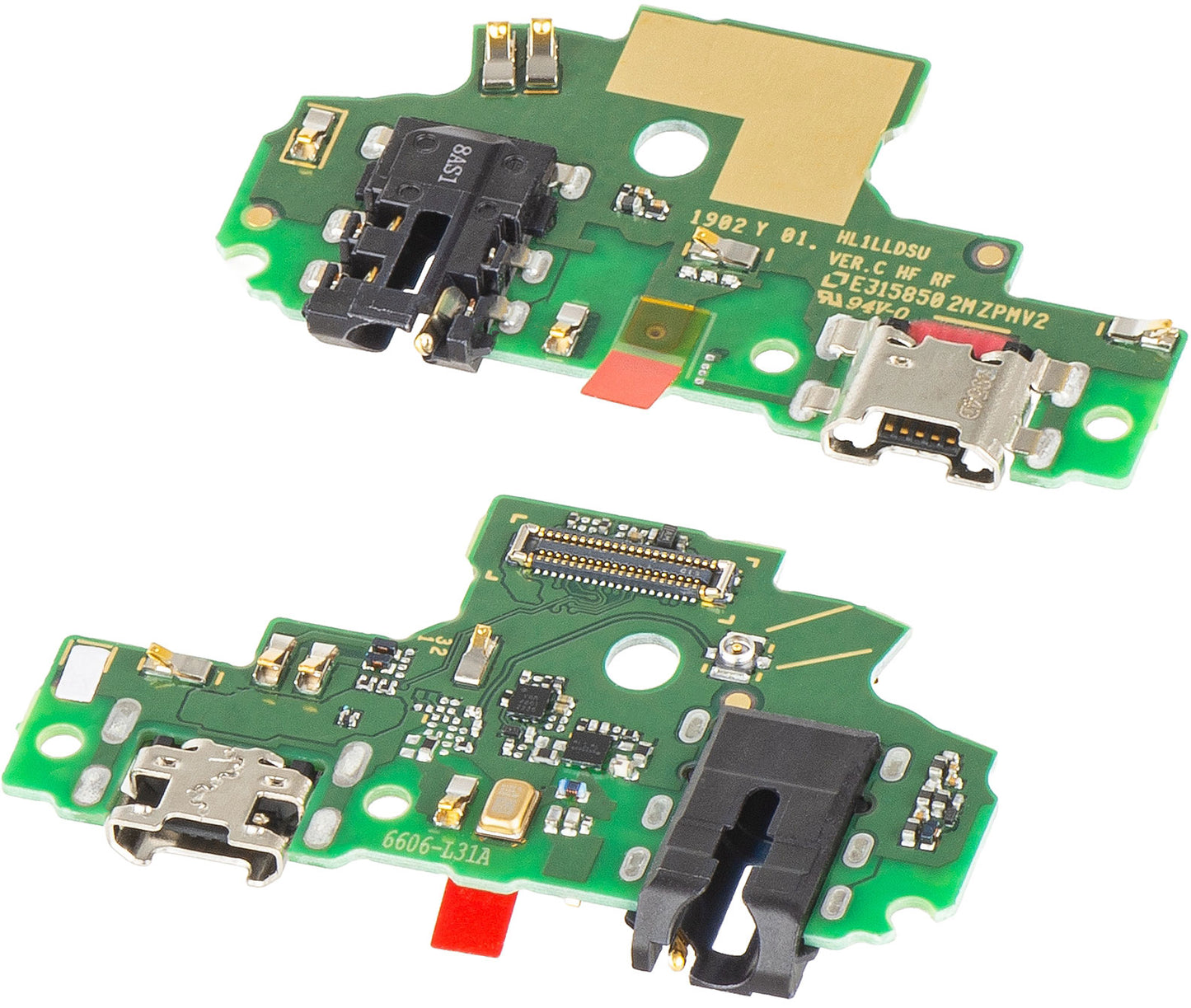 Placa com Conector de Carregamento - Áudio - Microfone Honor 9 Lite, Swap 02351SYN