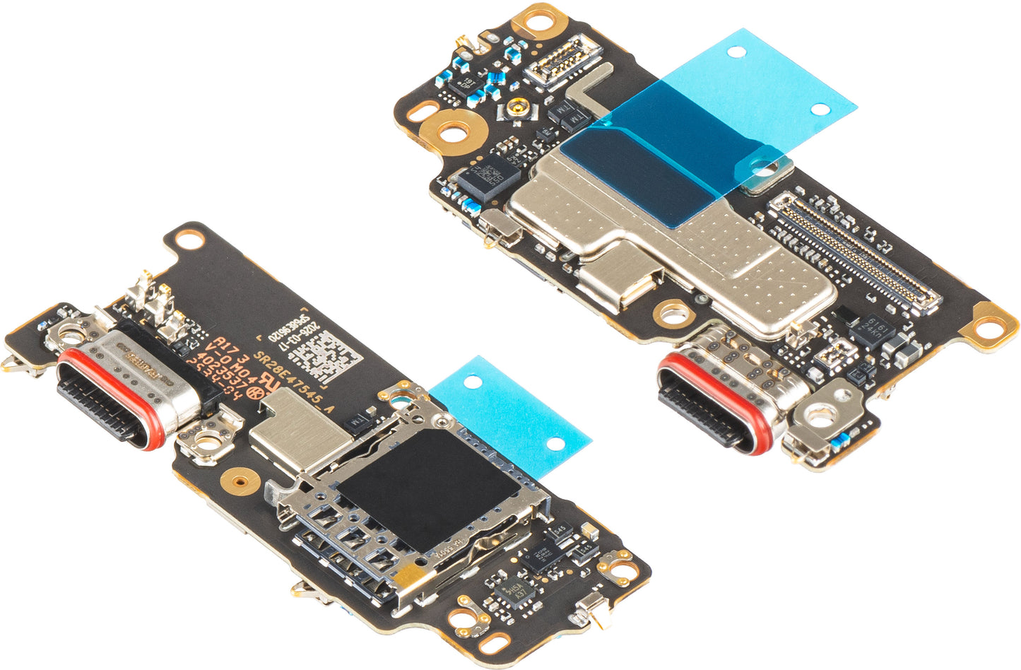 Placa com Conector de Carregamento - Microfone - Módulo Leitor SIM Motorola Edge (2025), Service Pack 5B28C32287