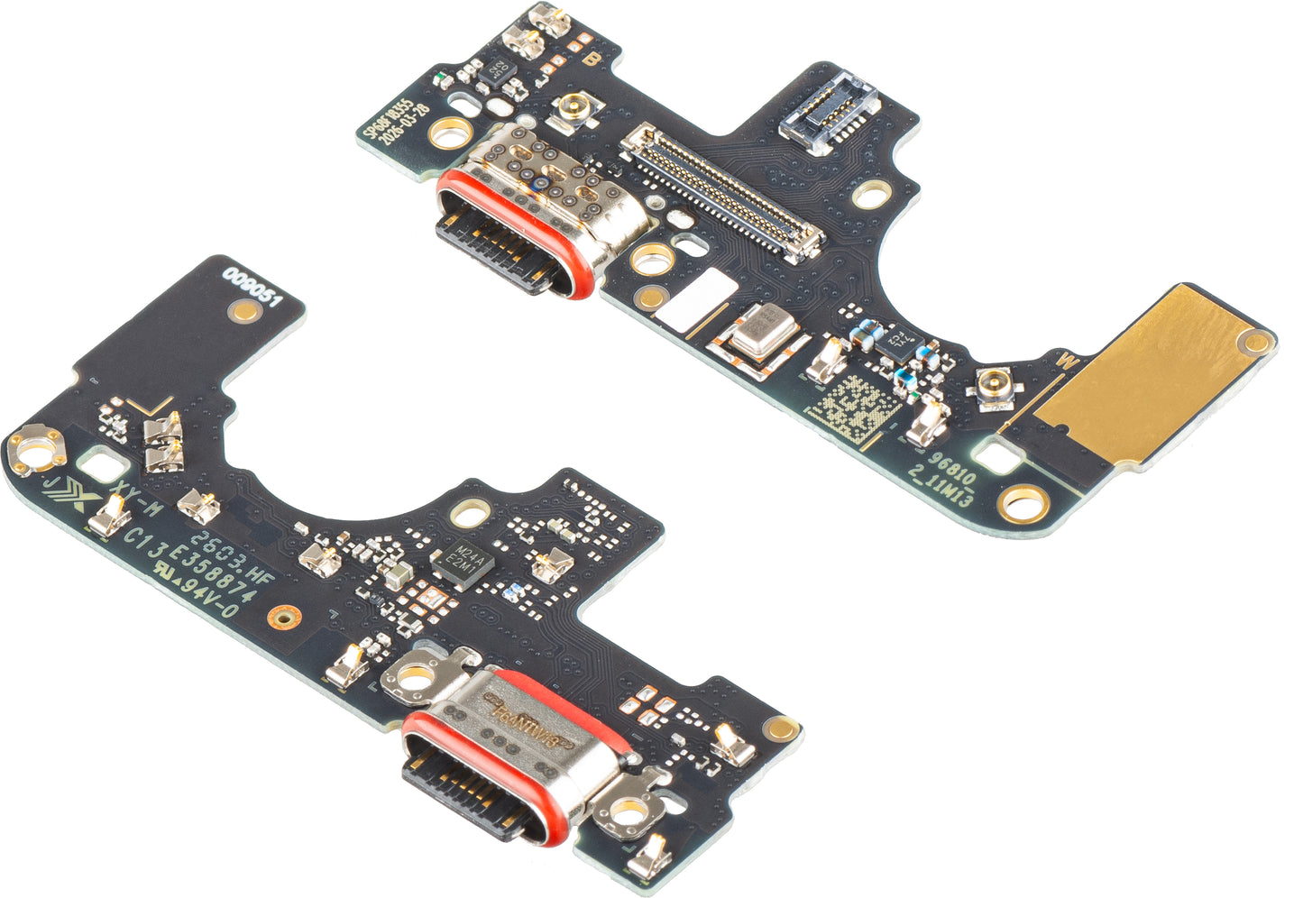 Placa com Conector de Carregamento - Microfone Motorola Moto G87, Service Pack 5B28C32729