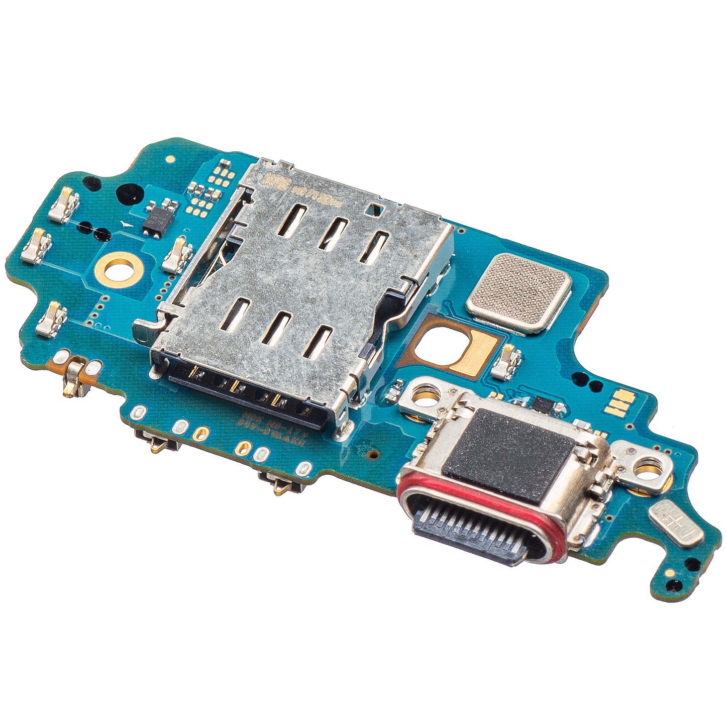 Placa com Conector de Carregamento - Microfone - Módulo Leitor SIM Samsung Galaxy S21 Ultra 5G G998, Service Pack GH96-14064A