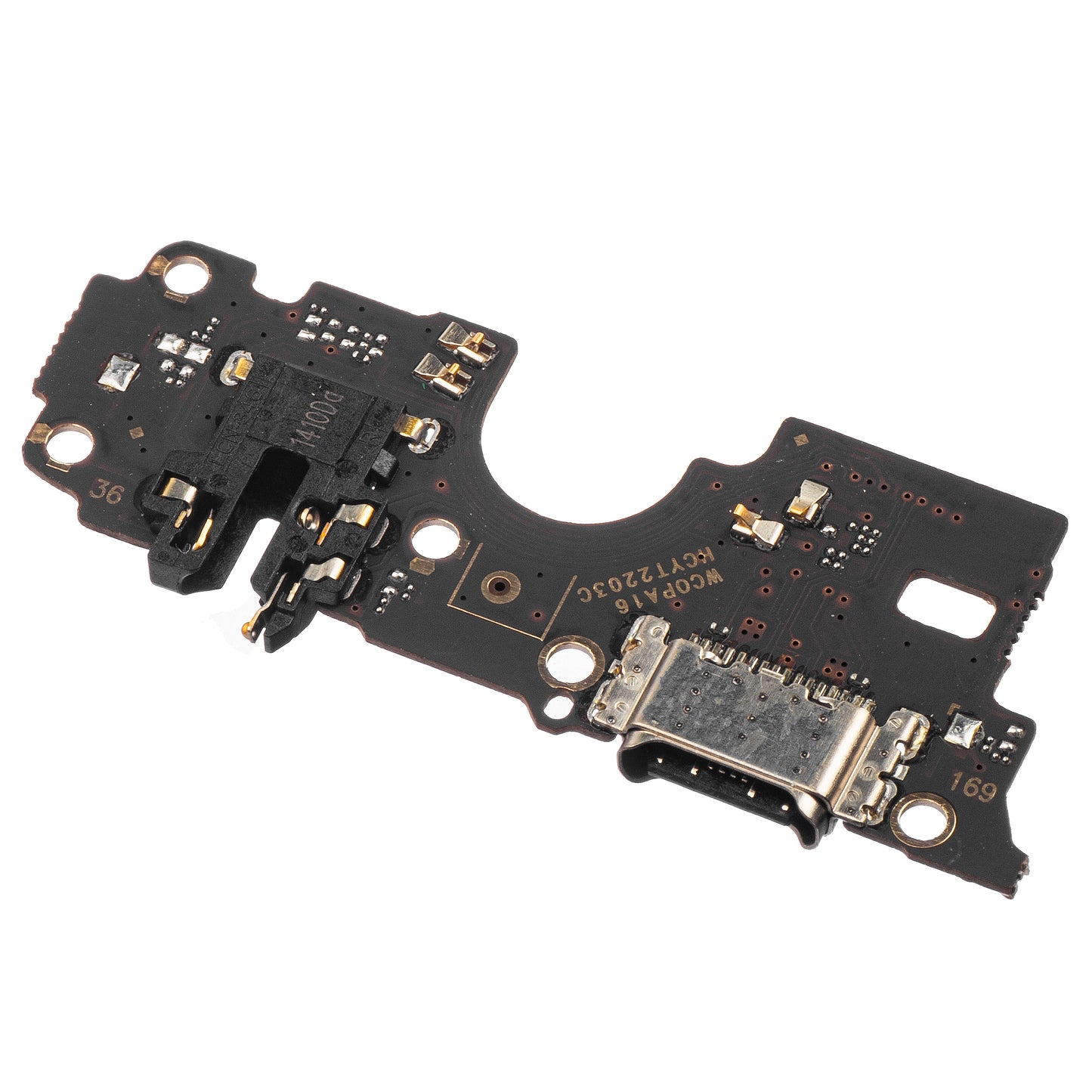 Placa com Conector de Carregamento - Áudio - Microfone Oppo A16