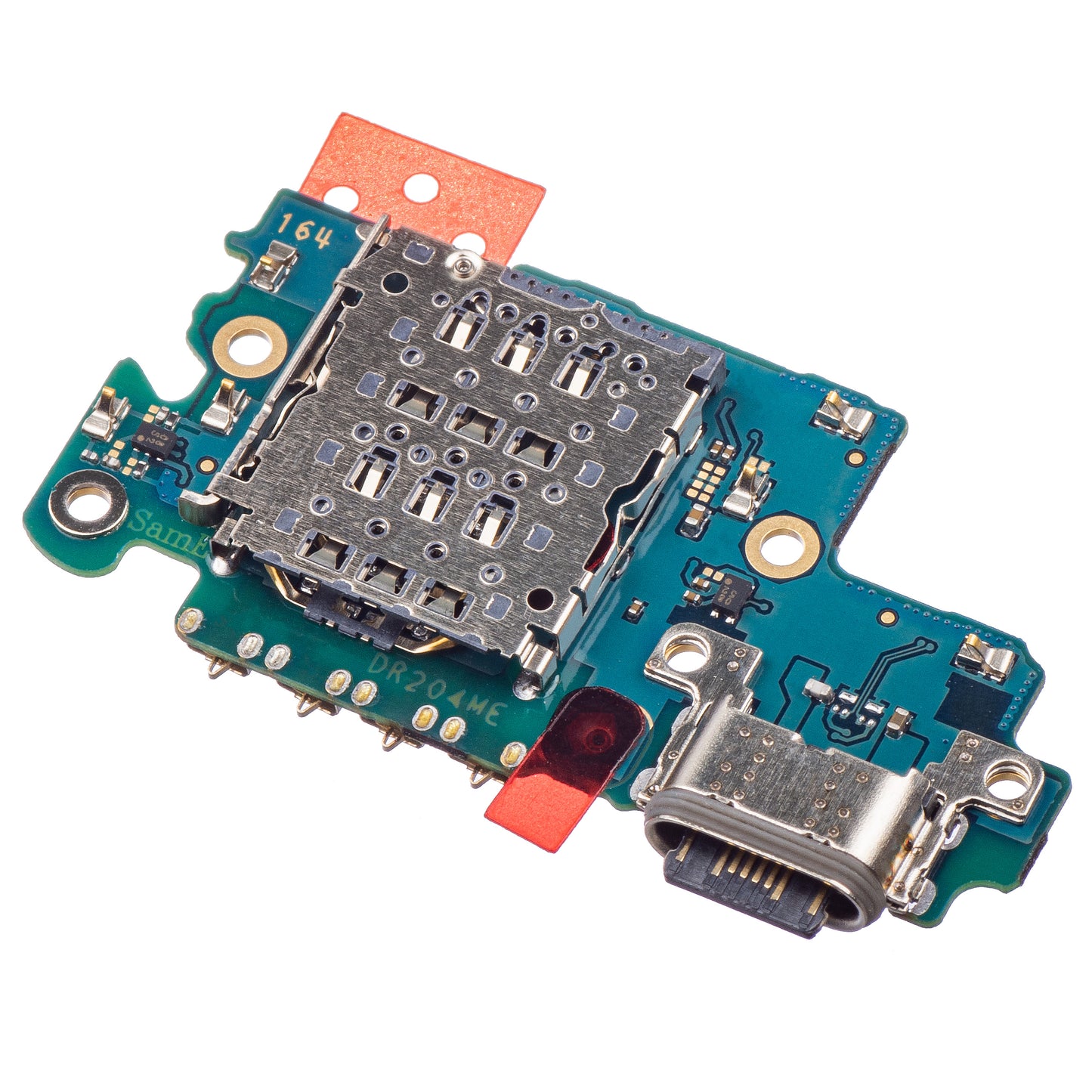 Placa com Conector de Carregamento - Microfone - Módulo Leitor de SIM Samsung Galaxy A53 5G A536