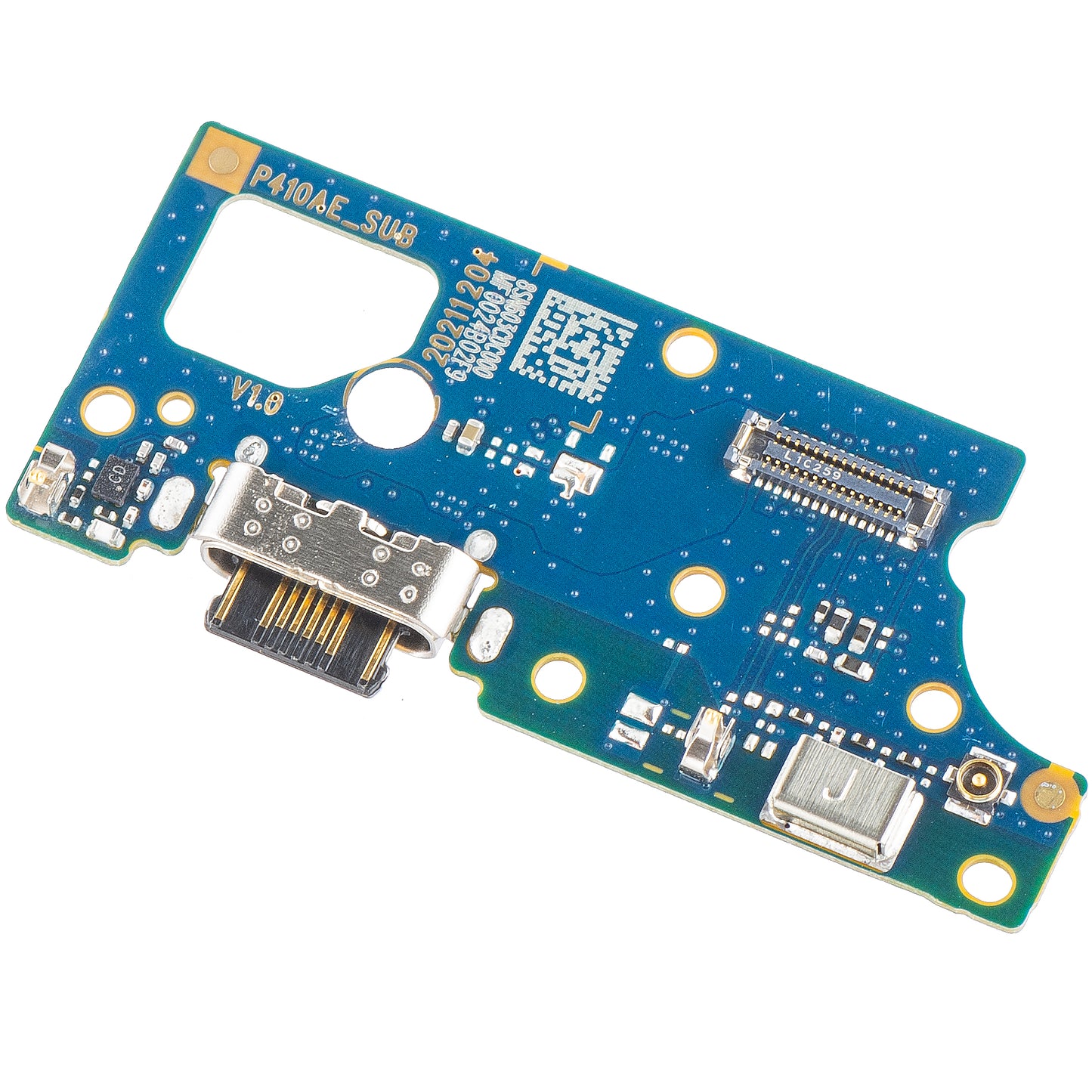 Placa de ligação de carregamento do microfone do Motorola Moto E32s, Service Pack 5P68C20804