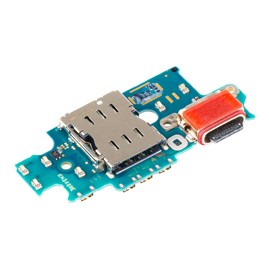 Placa com Conector de Carregamento - Microfone - Módulo Leitor SIM Samsung Galaxy S24+ S926, Swap GH96-16542A