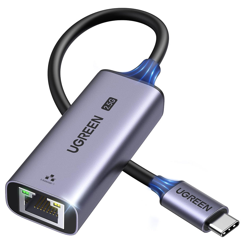 UGREEN CM648 (25052) Network Card, RJ45, USB-C, Gray