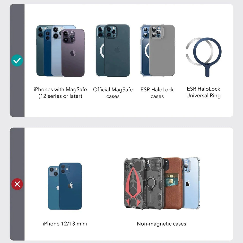 Carteira MagSafe, ESR, Findy my Wallet 3C, Castanho