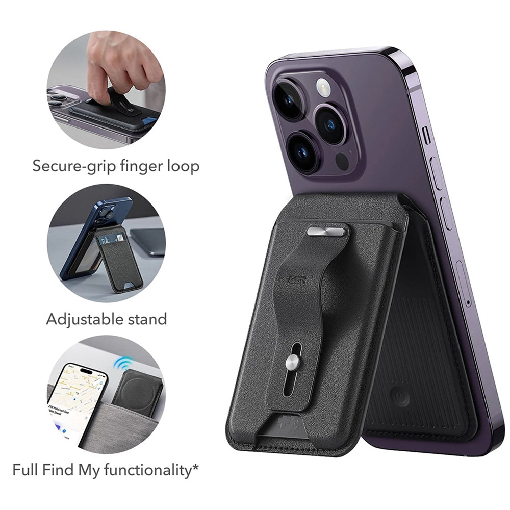 Carteira MagSafe, ESR, Findy my Wallet 3C, Castanho