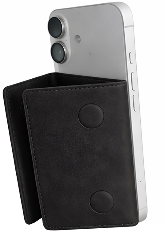 Carteira MagSafe, OEM, Triple Wallet, Preto