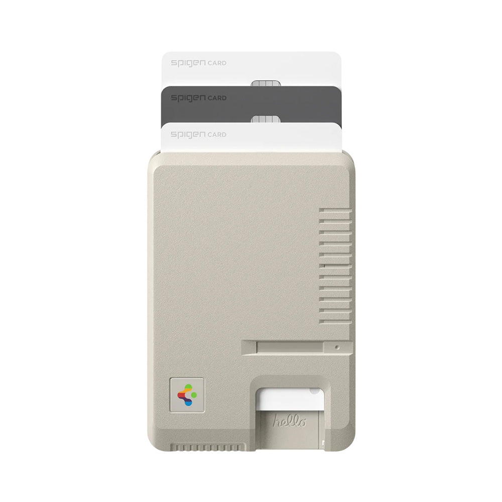 Carteira MagSafe, Spigen, Classic LS, Bege AFA10949