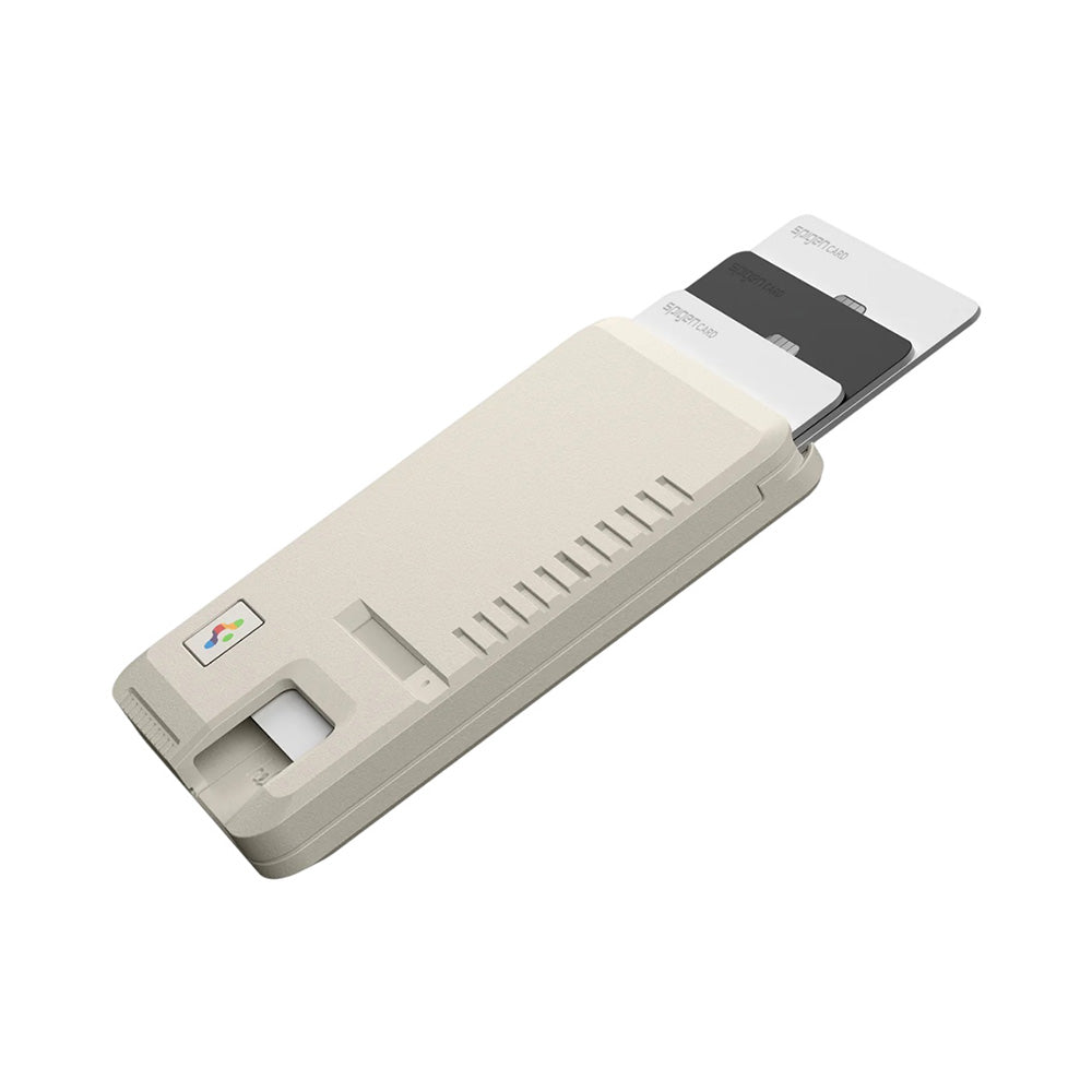 Carteira MagSafe, Spigen, Classic LS, Bege AFA10949