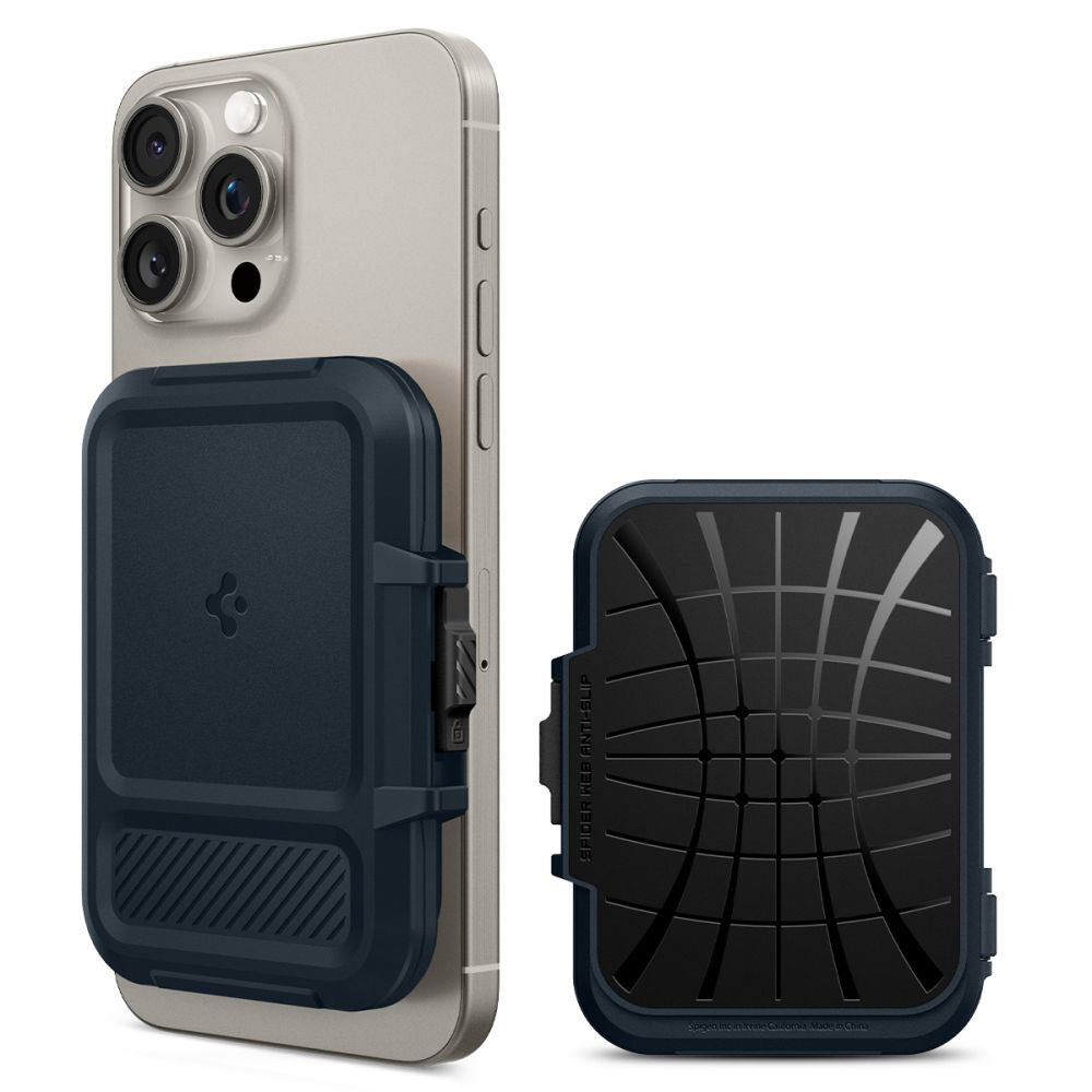 Magsafe Wallet, Spigen, Lock Fit, Black AFA08526