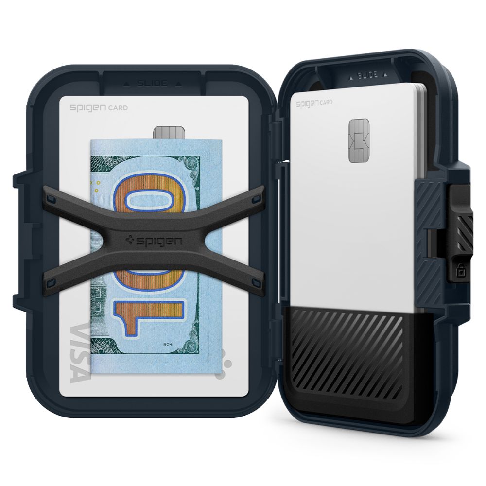 Magsafe Wallet, Spigen, Lock Fit, Black AFA08526