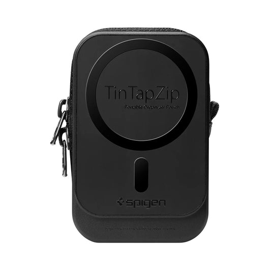 Carteira MagSafe, Spigen, TinTap ZIP MagFit 2, Preto AFA11564