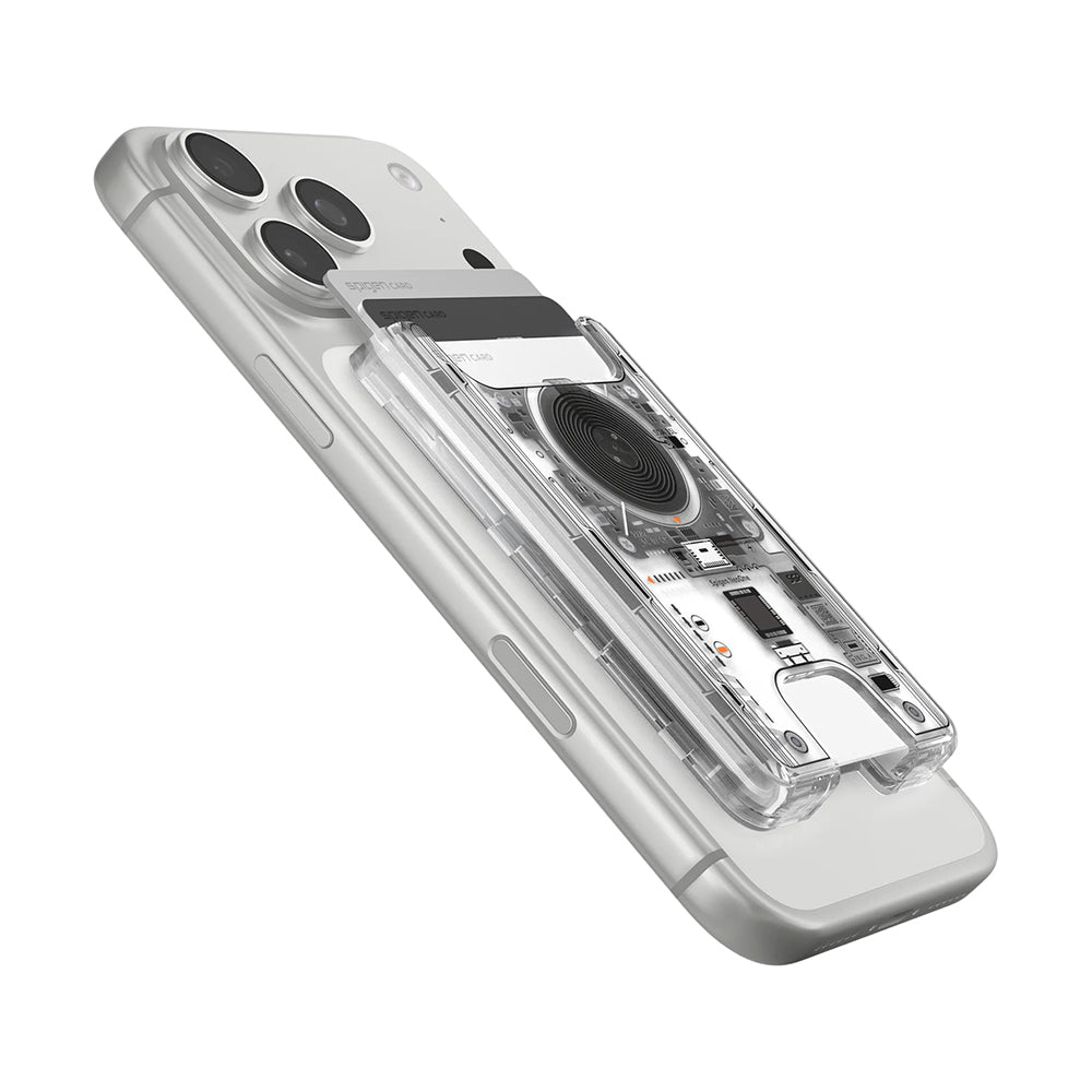 Carteira MagSafe, Spigen, Ultra Hybrid Zero One, Transparente AFA11403
