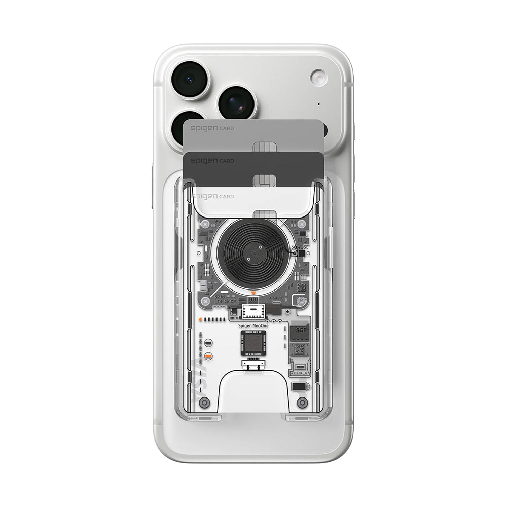 Carteira MagSafe, Spigen, Ultra Hybrid Zero One, Transparente AFA11403