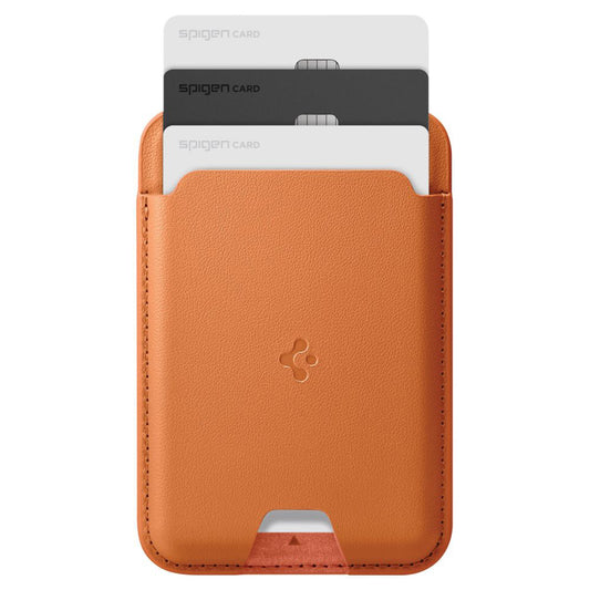 Carteira MagSafe, Spigen, Valentinus MagFit, Laranja AFA11339