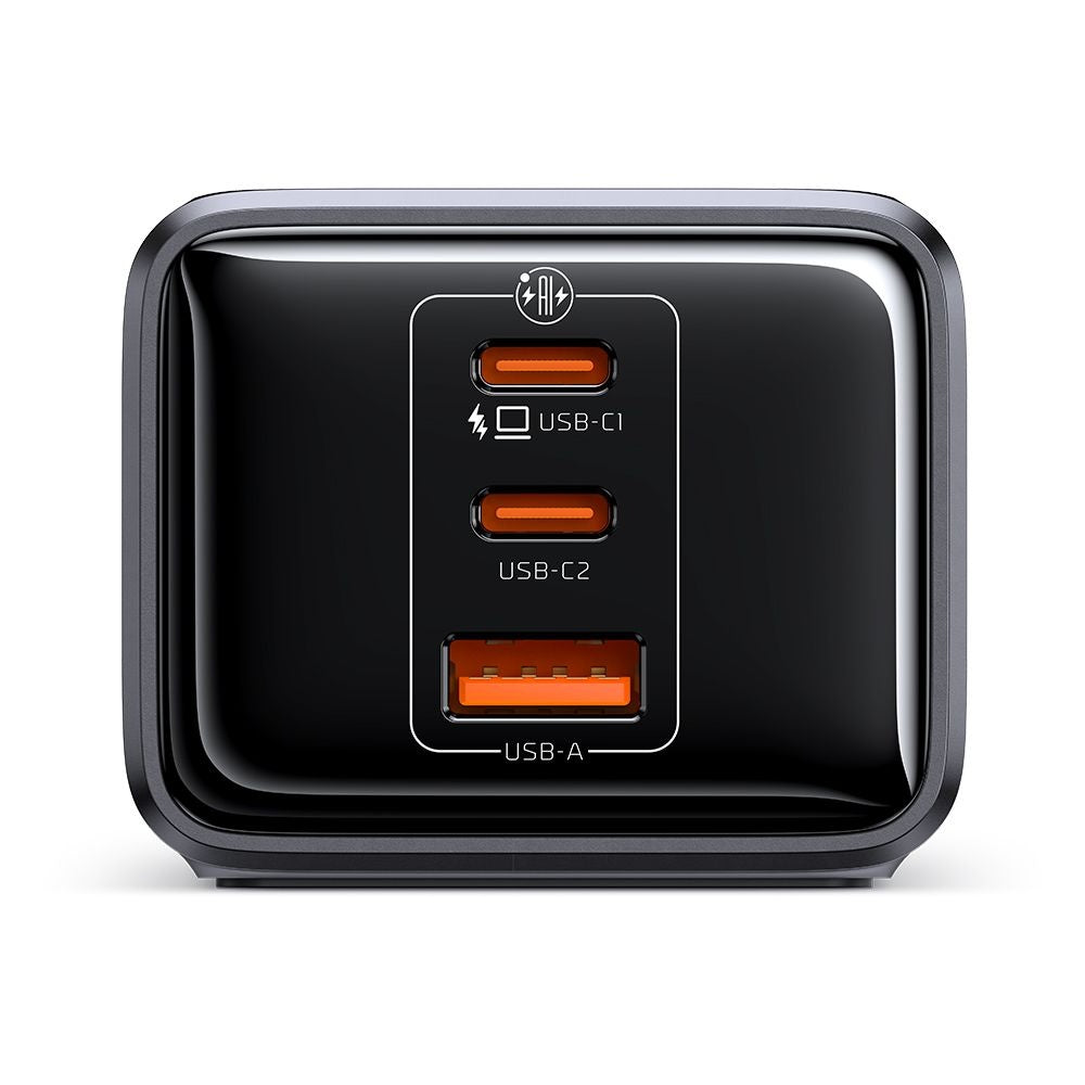Extensão McDodo CH-0620, 3 x Schuko - 1 x USB-A - 2 x USB-C, Preto