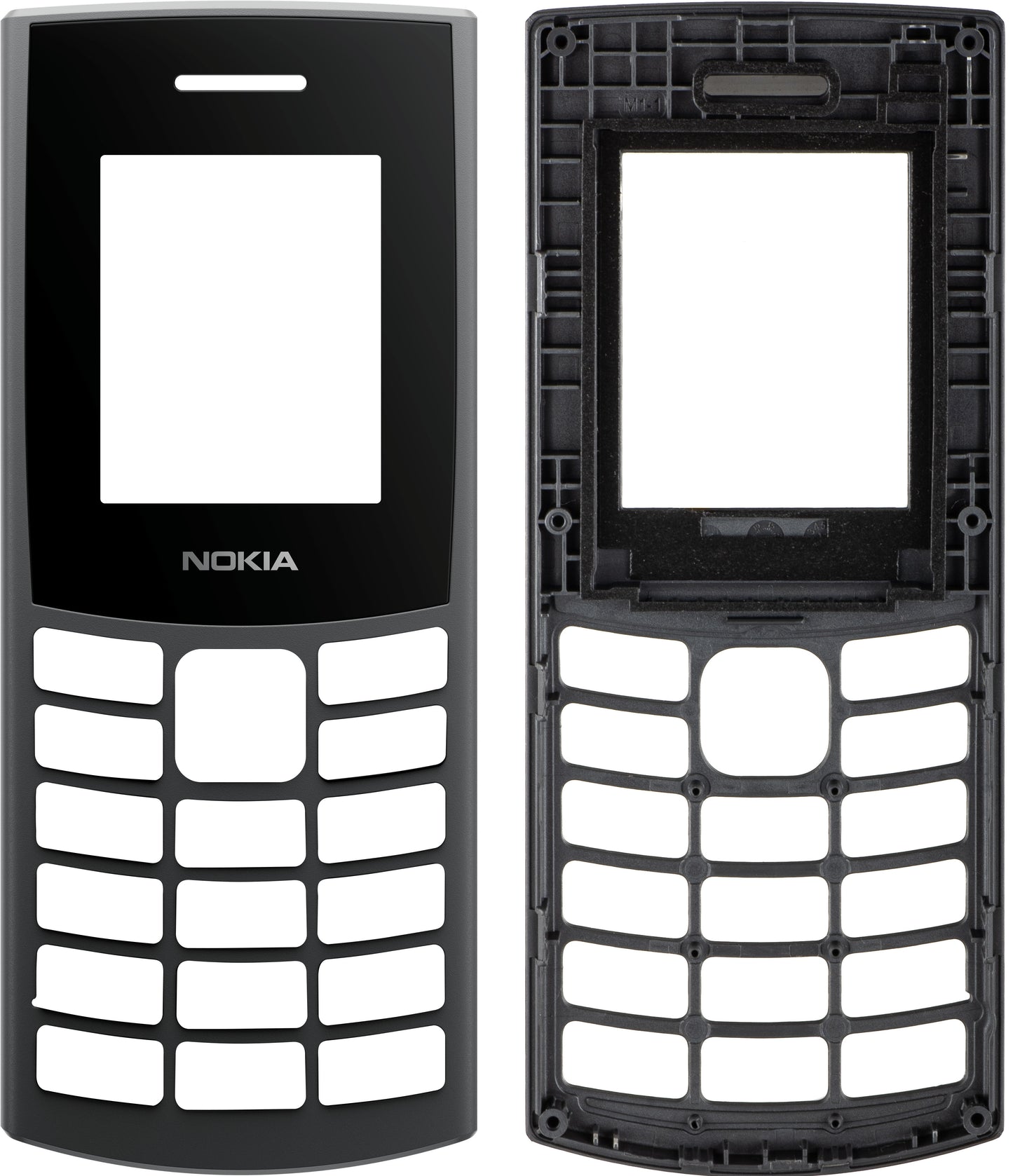 Capa Frontal para Nokia 105 4G 2ª Edição, Carvão